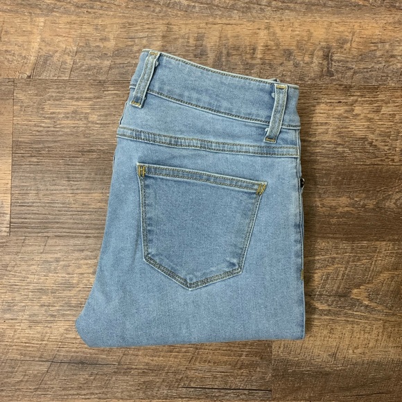 American Apparel | Light Wash Skinny Jeans - Picture 2 of 12